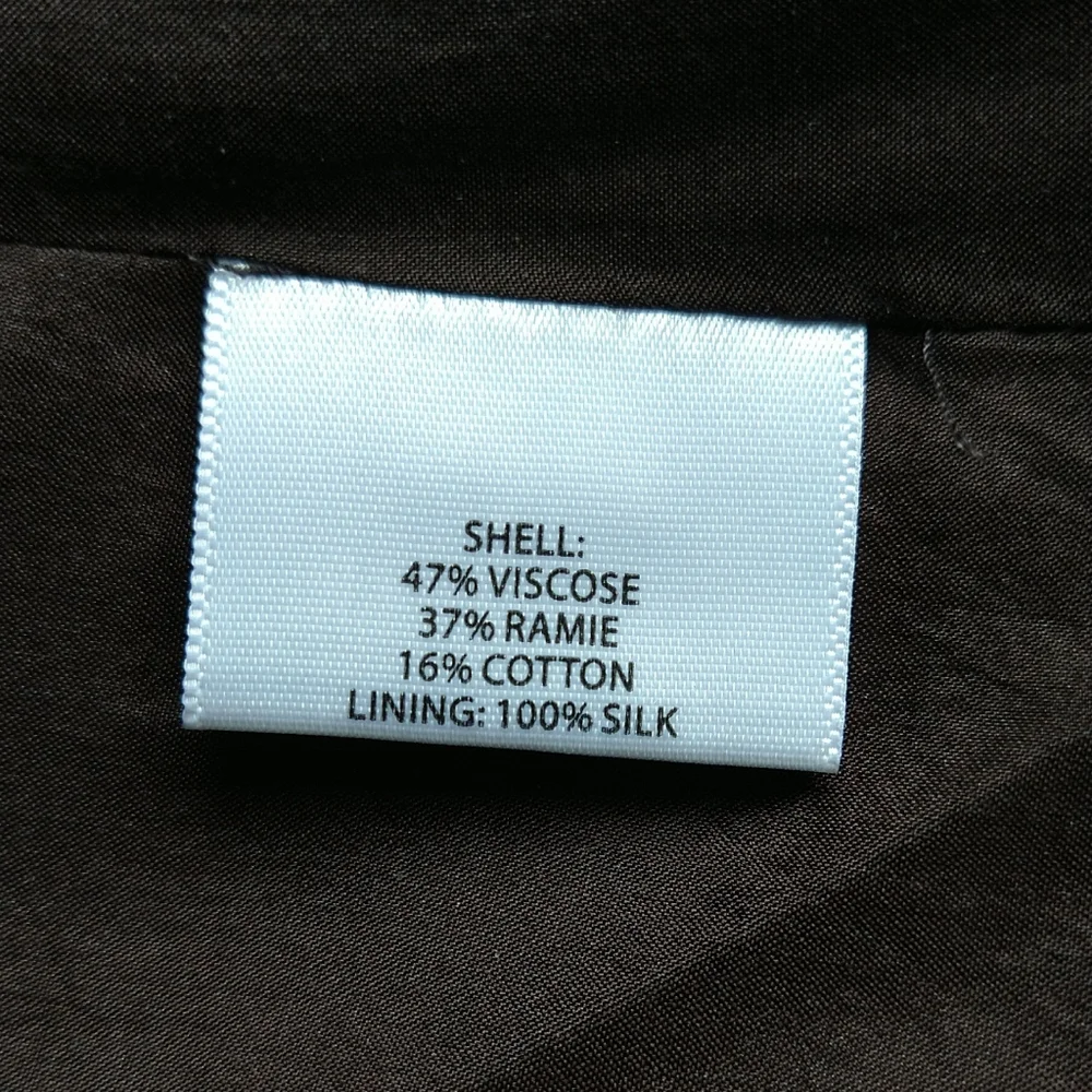 Elegant Eileen Fisher Women's Jacket Size 1X Brown Italian Fabric Comfort Modern